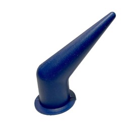 BENT PLASTIC CONE NOZZLE BLUE