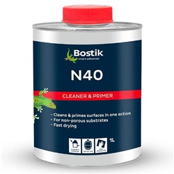 BOSTIK N40 PRIMER NON POROUS SURFACE PRIMER/CLEANER 1lt