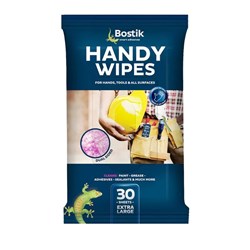 BOSTIK HANDY WIPES POUCH 30pk