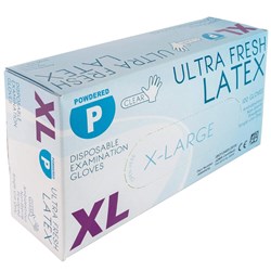 LATEX POWDERED GLOVE X-LARGE