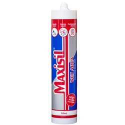 MAXISIL A WET AREA  ACETIC CURE SILICONE 310ml