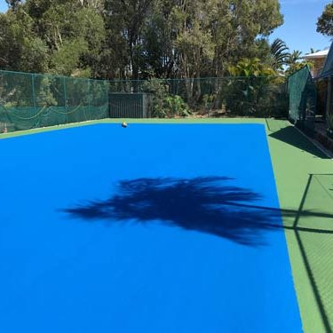 Tennis Court Colour Refurbishment
