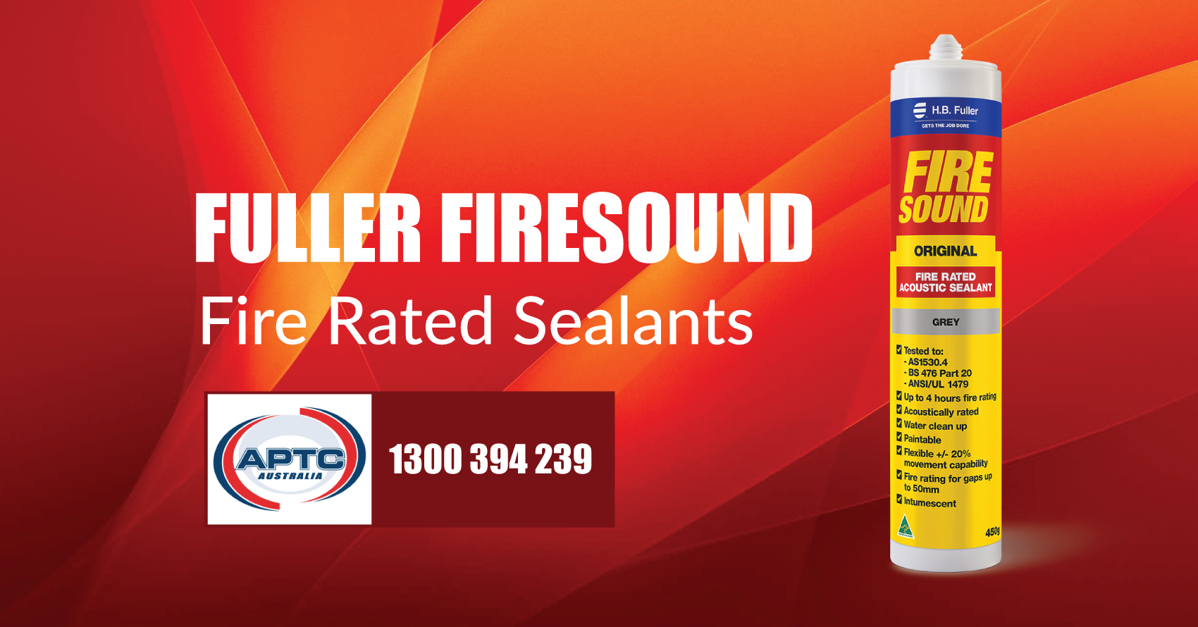 Fuller Firesound Sealants | Fire Rated Sealants | APTC Australia